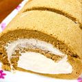 sanahey530's cooksnap of when they made コーヒーシフォンロールケーキ.