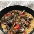 Ruriluru's cooksnap of when they made フライパンで作る＊あさりのパエリア.