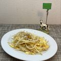 horseland's cooksnap of when they made ふんわり卵 dé もやし❗️炒め.