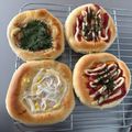 クックQEPFLF☆'s cooksnap of when they made HBで簡単☆お惣菜パン3種類♪.