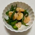 こーやんたん's cooksnap of when they made ⭐簡単⭐ピーマン・むきえび⭐ウマ塩炒め♪.