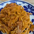 あやぴぃ♡'s cooksnap of when they made 冷凍うどんで！ナポリタンうどん.