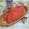 みかかめ's cooksnap of when they made トマトのサラダ～岩塩添え.