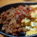 ちくわ君's cooksnap of when they made ビビンバ風！豚ひき肉の簡単ピリ辛そぼろ丼.