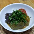 みどり子's cooksnap of when they made 夏の常備野菜♪揚げ無いナスの煮浸し.