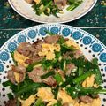 猫のミイヤ's cooksnap of when they made ご飯ガッツリ！ニラ卵＆豚コマ肉.