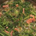 medetaitai's cooksnap of when they made 大根葉とイカの塩辛のカイヤキ.