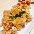 なつ桜♪'s cooksnap of when they made 鶏むね肉で絶対美味しい♥とり天♪.