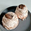 nyapple's cooksnap of when they made ✿栗のモンブラン✿.