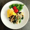 ひさかた's cooksnap of when they made 青梗菜と鶏胸肉のゴマ味噌和え.
