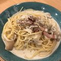 あこたんだお's cooksnap of when they made 舞茸とベーコンの和風クリームパスタ。.