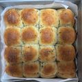 糖質OFF✿聖紫花✿'s cooksnap of when they made 黒ごまさつまいも★ちぎりパン（HB生地）.