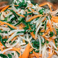 まめたん's cooksnap of when they made さっとできる！もやしとニラの簡単ナムル！.