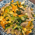 たま's cooksnap of when they made 超簡単！豚肉と小松菜のオイマヨ玉子炒め！.