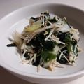 気まぐれ♡雨おんな's cooksnap of when they made レンチン簡単☆長ネギえのきワカメのナムル.