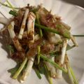 ともこみんと's cooksnap of when they made 島らっきょうの茎の美味しい食べ方♡.
