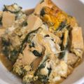 ゆるмαмα's cooksnap of when they made すき焼き風春菊と豆腐の卵とじ☆.