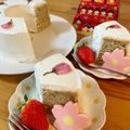 ねず美ω's cooksnap of when they made 桜のシフォンケーキ.
