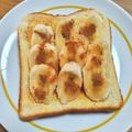 ＊なぁ＊'s cooksnap of when they made はちみつバナナトースト♪.