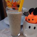 ぷっくりさん。's cooksnap of when they made 便秘解消に！バナナきなこスムージー.