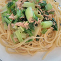 へのへのもへの's cooksnap of when they made お店と同じ～ツナと小松菜のパスタ♪.