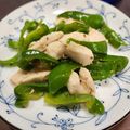 見て作るんジャー's cooksnap of when they made 鶏胸肉とピーマンの粒マスタード炒め.