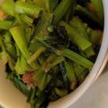 あゆたっくん's cooksnap of when they made 小松菜と油揚げの梅ダレ炒め！.