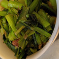 あゆたっくん's cooksnap of when they made 小松菜と油揚げの梅ダレ炒め！.