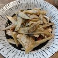 ばたみそーぱん☆'s cooksnap of when they made 豚バラとごぼうの梅ゴマ味噌炒め.