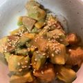 なおすけ151a's cooksnap of when they made カフェっぽい☆サーモンとアボカド旨ダレ丼.