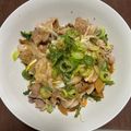 水平弍連's cooksnap of when they made 豚肉の冷しゃぶ.