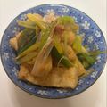 莉紅花's cooksnap of when they made 油揚げ大量消費！鶏皮ならぬ油揚げポン酢！.