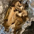 ゆりはるみ♡'s cooksnap of when they made フライパンで♪鮭ときのこのホイル焼き.