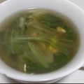 fu♪♪'s cooksnap of when they made 即席！レタスたっぷり✿かきたま汁✿.