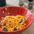 小林芽知子's cooksnap of when they made 絶品！　サーモンクリームパスタ　♪.