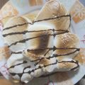 百崎's cooksnap of when they made スモアトースト-チョコマシュマロトースト.