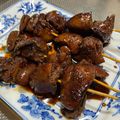 uu_chan232's cooksnap of when they made 柔らかくてびっくり？☆鶏レバーの串焼き.
