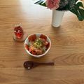 まめはっぱ's cooksnap of when they made 簡単ランチ♪トロ~っと トマ玉丼.