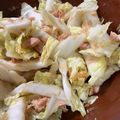 キュキュットさん's cooksnap of when they made 白菜とツナ缶でサラダ風.