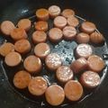 ひんべえ's cooksnap of when they made 魚肉ソーセージを焼肉のタレで☆お弁当に.