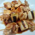 Yumiばあば's cooksnap of when they made 即席＆経済的✿フライパンde焼き鳥ねぎま.