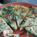 こすぎ's cooksnap of when they made にらチヂミ.