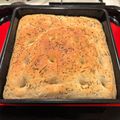 ぶろっさむ。's cooksnap of when they made 朝起きて20分で！もちふわフォカッチャ.