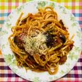チェックのミニくま's cooksnap of when they made 中華あじで♪濃厚トマトパスタ.