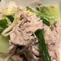 ミルクボール's cooksnap of when they made レンジで！うまみそ　蒸し豚＆もやし.