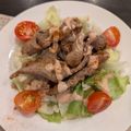 Plok's cooksnap of when they made チョ→簡単♪肉サラダ（≧э≦）.