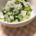クックDGCFO3☆'s cooksnap of when they made 中華風のお粥で作った『七草粥』.