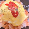 ☆初心者のねこ☆'s cooksnap of when they made 1人ランチに♪レンジでふわとろオムライス.