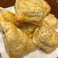 tweetwink's cooksnap of when they made スイートポテトパイと三角チョコパイ♪.