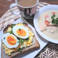 リンリン☆☆☆'s cooksnap of when they made ●朝から喫茶店風？たまごトースト●.